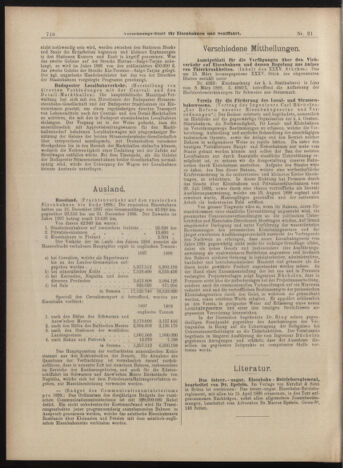 Verordnungs-Blatt für Eisenbahnen und Schiffahrt: Veröffentlichungen in Tarif- und Transport-Angelegenheiten 18990316 Seite: 4