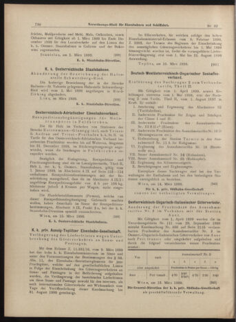 Verordnungs-Blatt für Eisenbahnen und Schiffahrt: Veröffentlichungen in Tarif- und Transport-Angelegenheiten 18990318 Seite: 6