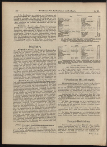 Verordnungs-Blatt für Eisenbahnen und Schiffahrt: Veröffentlichungen in Tarif- und Transport-Angelegenheiten 18990330 Seite: 4