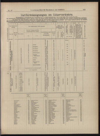 Verordnungs-Blatt für Eisenbahnen und Schiffahrt: Veröffentlichungen in Tarif- und Transport-Angelegenheiten 18990330 Seite: 7