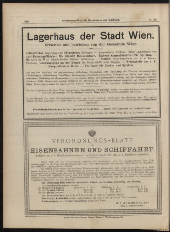 Verordnungs-Blatt für Eisenbahnen und Schiffahrt: Veröffentlichungen in Tarif- und Transport-Angelegenheiten 18990406 Seite: 16