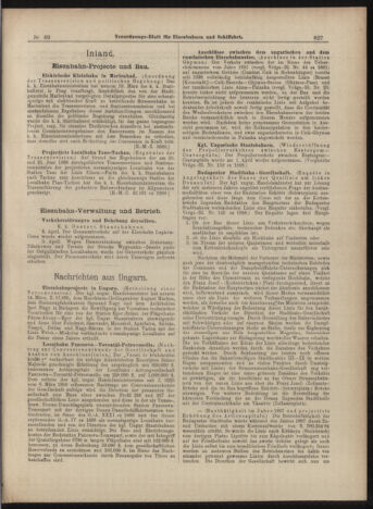 Verordnungs-Blatt für Eisenbahnen und Schiffahrt: Veröffentlichungen in Tarif- und Transport-Angelegenheiten 18990406 Seite: 3