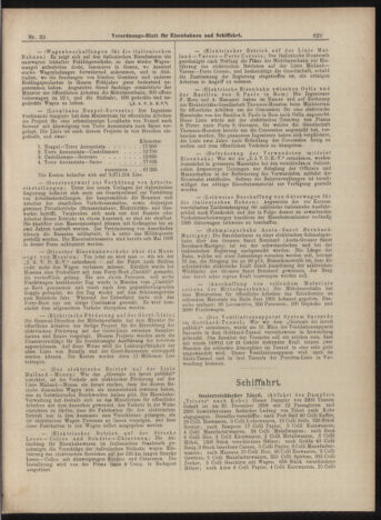 Verordnungs-Blatt für Eisenbahnen und Schiffahrt: Veröffentlichungen in Tarif- und Transport-Angelegenheiten 18990406 Seite: 5