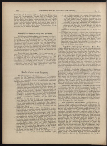 Verordnungs-Blatt für Eisenbahnen und Schiffahrt: Veröffentlichungen in Tarif- und Transport-Angelegenheiten 18990413 Seite: 6