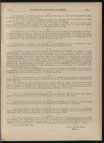 Verordnungs-Blatt für Eisenbahnen und Schiffahrt: Veröffentlichungen in Tarif- und Transport-Angelegenheiten 18990418 Seite: 3