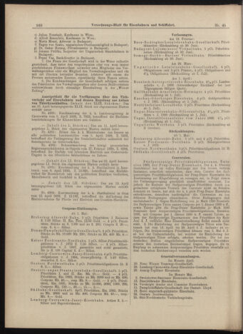 Verordnungs-Blatt für Eisenbahnen und Schiffahrt: Veröffentlichungen in Tarif- und Transport-Angelegenheiten 18990420 Seite: 6