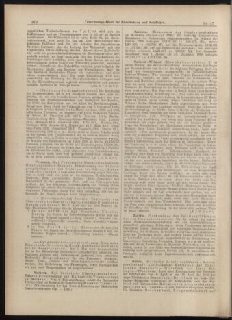 Verordnungs-Blatt für Eisenbahnen und Schiffahrt: Veröffentlichungen in Tarif- und Transport-Angelegenheiten 18990425 Seite: 10