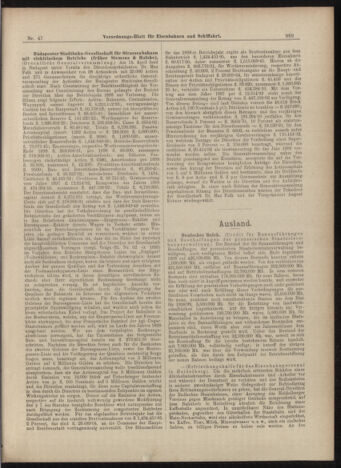 Verordnungs-Blatt für Eisenbahnen und Schiffahrt: Veröffentlichungen in Tarif- und Transport-Angelegenheiten 18990425 Seite: 9