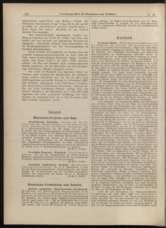 Verordnungs-Blatt für Eisenbahnen und Schiffahrt: Veröffentlichungen in Tarif- und Transport-Angelegenheiten 18990427 Seite: 2