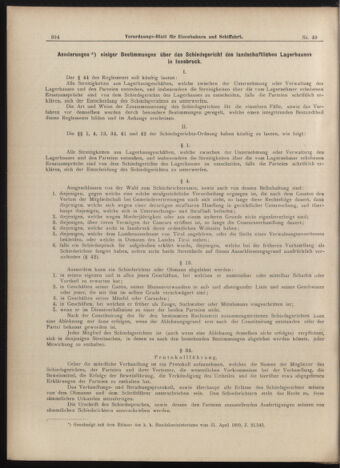 Verordnungs-Blatt für Eisenbahnen und Schiffahrt: Veröffentlichungen in Tarif- und Transport-Angelegenheiten 18990429 Seite: 2