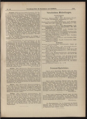 Verordnungs-Blatt für Eisenbahnen und Schiffahrt: Veröffentlichungen in Tarif- und Transport-Angelegenheiten 18990509 Seite: 13