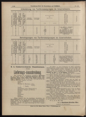 Verordnungs-Blatt für Eisenbahnen und Schiffahrt: Veröffentlichungen in Tarif- und Transport-Angelegenheiten 18990513 Seite: 12