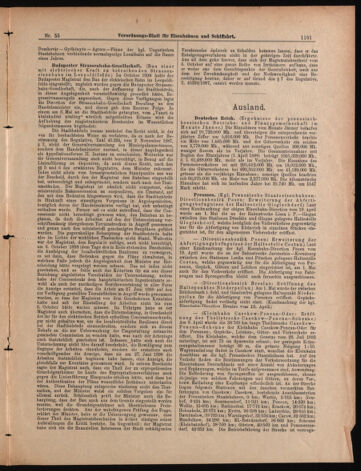 Verordnungs-Blatt für Eisenbahnen und Schiffahrt: Veröffentlichungen in Tarif- und Transport-Angelegenheiten 18990513 Seite: 5