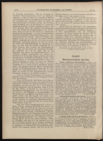 Verordnungs-Blatt für Eisenbahnen und Schiffahrt: Veröffentlichungen in Tarif- und Transport-Angelegenheiten 18990516 Seite: 2