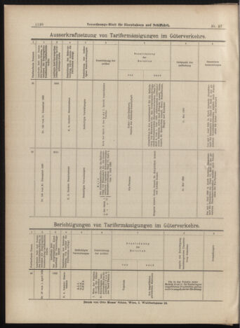 Verordnungs-Blatt für Eisenbahnen und Schiffahrt: Veröffentlichungen in Tarif- und Transport-Angelegenheiten 18990518 Seite: 16