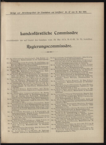 Verordnungs-Blatt für Eisenbahnen und Schiffahrt: Veröffentlichungen in Tarif- und Transport-Angelegenheiten 18990518 Seite: 17