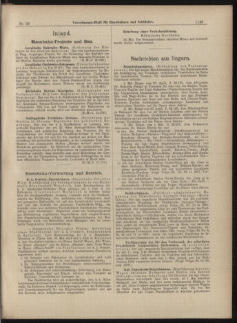 Verordnungs-Blatt für Eisenbahnen und Schiffahrt: Veröffentlichungen in Tarif- und Transport-Angelegenheiten 18990520 Seite: 3