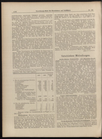 Verordnungs-Blatt für Eisenbahnen und Schiffahrt: Veröffentlichungen in Tarif- und Transport-Angelegenheiten 18990525 Seite: 6