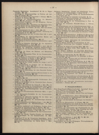 Verordnungs-Blatt für Eisenbahnen und Schiffahrt: Veröffentlichungen in Tarif- und Transport-Angelegenheiten 18990530 Seite: 20