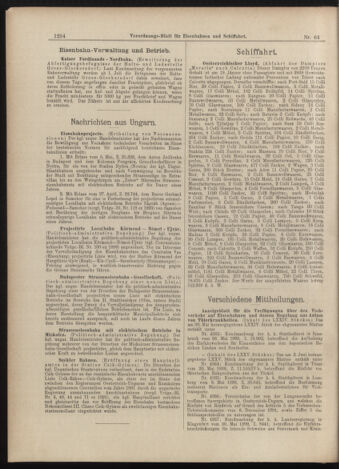 Verordnungs-Blatt für Eisenbahnen und Schiffahrt: Veröffentlichungen in Tarif- und Transport-Angelegenheiten 18990606 Seite: 14