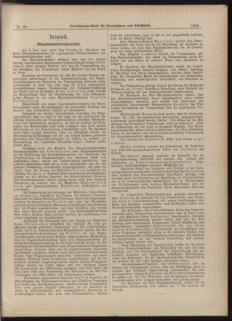 Verordnungs-Blatt für Eisenbahnen und Schiffahrt: Veröffentlichungen in Tarif- und Transport-Angelegenheiten 18990608 Seite: 9