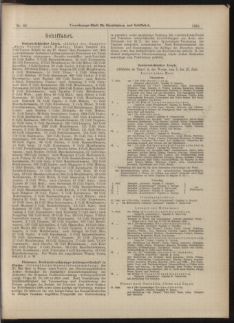 Verordnungs-Blatt für Eisenbahnen und Schiffahrt: Veröffentlichungen in Tarif- und Transport-Angelegenheiten 18990610 Seite: 11