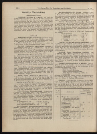 Verordnungs-Blatt für Eisenbahnen und Schiffahrt: Veröffentlichungen in Tarif- und Transport-Angelegenheiten 18990610 Seite: 14