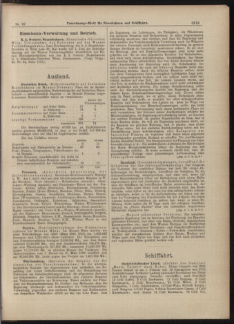 Verordnungs-Blatt für Eisenbahnen und Schiffahrt: Veröffentlichungen in Tarif- und Transport-Angelegenheiten 18990613 Seite: 13