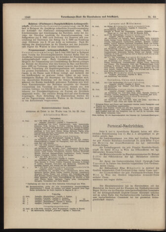 Verordnungs-Blatt für Eisenbahnen und Schiffahrt: Veröffentlichungen in Tarif- und Transport-Angelegenheiten 18990617 Seite: 8