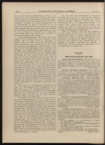 Verordnungs-Blatt für Eisenbahnen und Schiffahrt: Veröffentlichungen in Tarif- und Transport-Angelegenheiten 18990620 Seite: 2