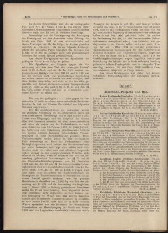 Verordnungs-Blatt für Eisenbahnen und Schiffahrt: Veröffentlichungen in Tarif- und Transport-Angelegenheiten 18990622 Seite: 4