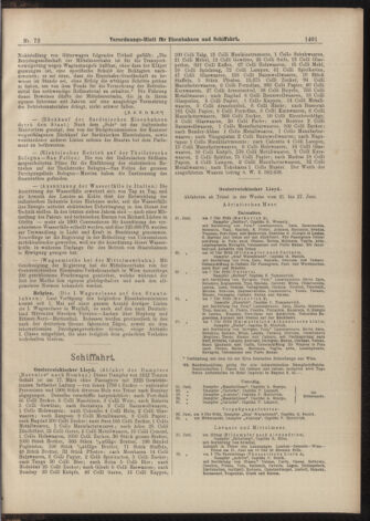 Verordnungs-Blatt für Eisenbahnen und Schiffahrt: Veröffentlichungen in Tarif- und Transport-Angelegenheiten 18990624 Seite: 13