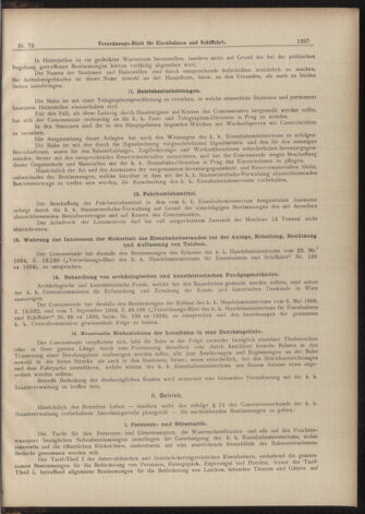 Verordnungs-Blatt für Eisenbahnen und Schiffahrt: Veröffentlichungen in Tarif- und Transport-Angelegenheiten 18990624 Seite: 9