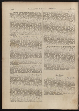 Verordnungs-Blatt für Eisenbahnen und Schiffahrt: Veröffentlichungen in Tarif- und Transport-Angelegenheiten 18990629 Seite: 8