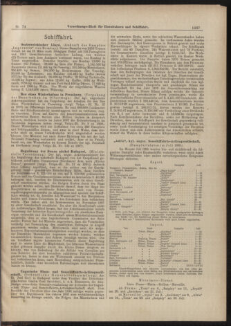 Verordnungs-Blatt für Eisenbahnen und Schiffahrt: Veröffentlichungen in Tarif- und Transport-Angelegenheiten 18990629 Seite: 9