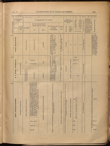 Verordnungs-Blatt für Eisenbahnen und Schiffahrt: Veröffentlichungen in Tarif- und Transport-Angelegenheiten 18990701 Seite: 11