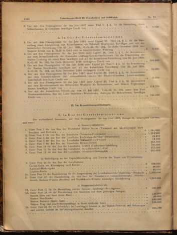 Verordnungs-Blatt für Eisenbahnen und Schiffahrt: Veröffentlichungen in Tarif- und Transport-Angelegenheiten 18990701 Seite: 2