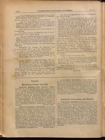 Verordnungs-Blatt für Eisenbahnen und Schiffahrt: Veröffentlichungen in Tarif- und Transport-Angelegenheiten 18990706 Seite: 8