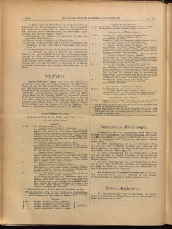 Verordnungs-Blatt für Eisenbahnen und Schiffahrt: Veröffentlichungen in Tarif- und Transport-Angelegenheiten 18990708 Seite: 12