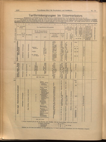 Verordnungs-Blatt für Eisenbahnen und Schiffahrt: Veröffentlichungen in Tarif- und Transport-Angelegenheiten 18990711 Seite: 18