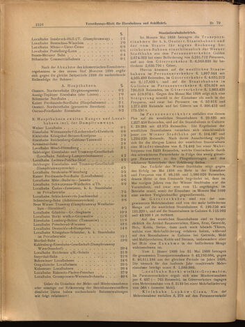 Verordnungs-Blatt für Eisenbahnen und Schiffahrt: Veröffentlichungen in Tarif- und Transport-Angelegenheiten 18990711 Seite: 4