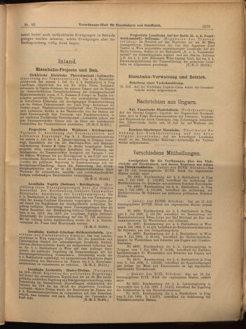 Verordnungs-Blatt für Eisenbahnen und Schiffahrt: Veröffentlichungen in Tarif- und Transport-Angelegenheiten 18990718 Seite: 7