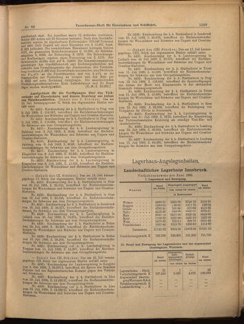 Verordnungs-Blatt für Eisenbahnen und Schiffahrt: Veröffentlichungen in Tarif- und Transport-Angelegenheiten 18990720 Seite: 9