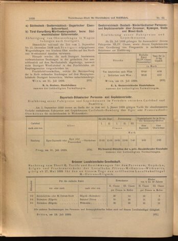 Verordnungs-Blatt für Eisenbahnen und Schiffahrt: Veröffentlichungen in Tarif- und Transport-Angelegenheiten 18990725 Seite: 10