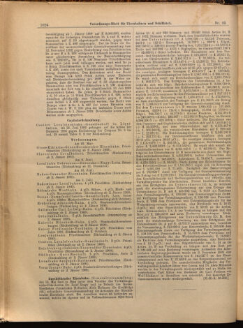 Verordnungs-Blatt für Eisenbahnen und Schiffahrt: Veröffentlichungen in Tarif- und Transport-Angelegenheiten 18990725 Seite: 8