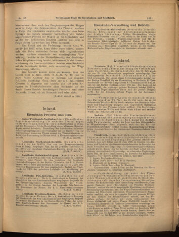 Verordnungs-Blatt für Eisenbahnen und Schiffahrt: Veröffentlichungen in Tarif- und Transport-Angelegenheiten 18990729 Seite: 3