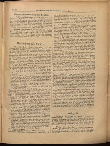 Verordnungs-Blatt für Eisenbahnen und Schiffahrt: Veröffentlichungen in Tarif- und Transport-Angelegenheiten 18990801 Seite: 5