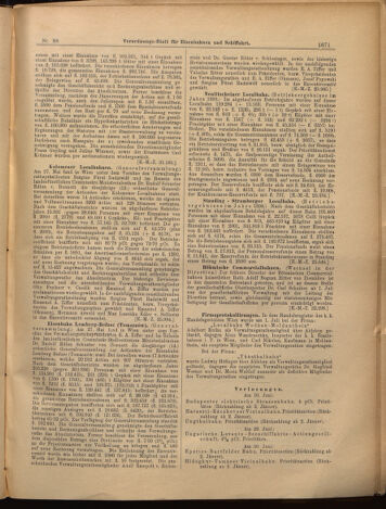 Verordnungs-Blatt für Eisenbahnen und Schiffahrt: Veröffentlichungen in Tarif- und Transport-Angelegenheiten 18990801 Seite: 7