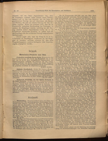 Verordnungs-Blatt für Eisenbahnen und Schiffahrt: Veröffentlichungen in Tarif- und Transport-Angelegenheiten 18990803 Seite: 5