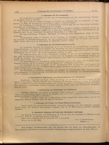 Verordnungs-Blatt für Eisenbahnen und Schiffahrt: Veröffentlichungen in Tarif- und Transport-Angelegenheiten 18990805 Seite: 10